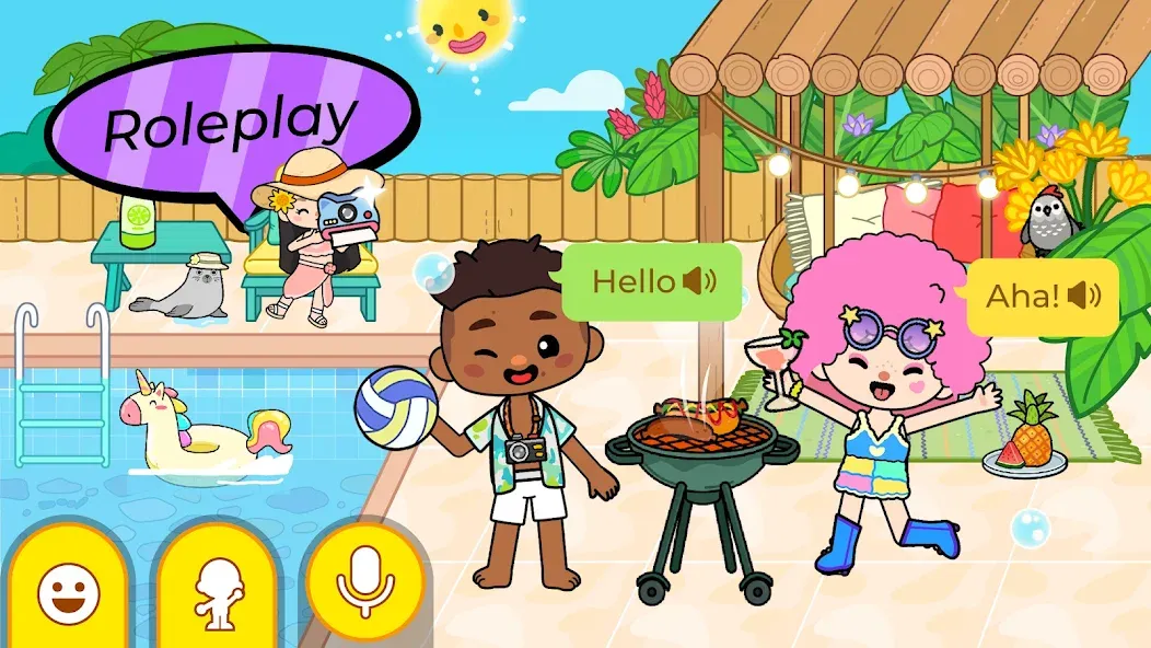 Aha World: Baby Care (Аха Ворлд) [МОД: Бесконечные деньги, Монеты и Мега MOD] Screenshot 3