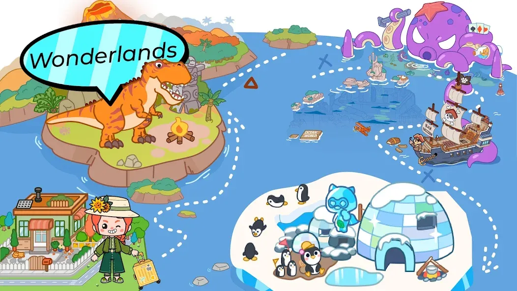 Aha World: Baby Care (Аха Ворлд) [МОД: Бесконечные деньги, Монеты и Мега MOD] Screenshot 5