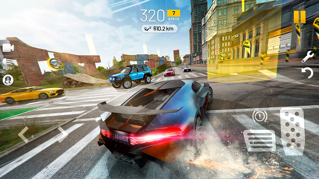 Extreme Car Driving Simulator (Экстримальный симулятор вождения автомобиля) [МОД: Бесконечные деньги, Монеты и Мега MOD] Screenshot 2