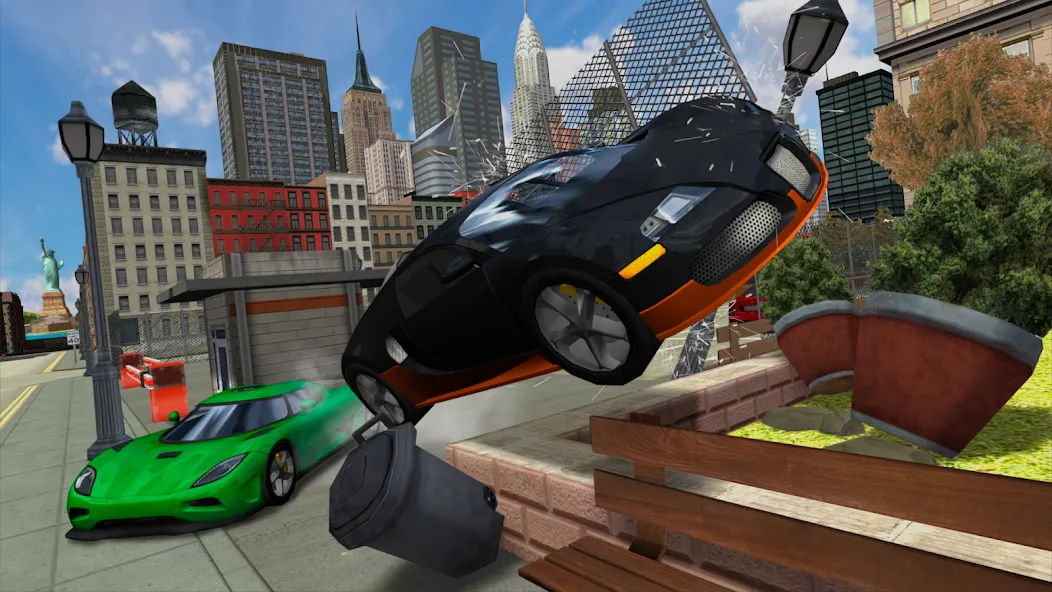 Car Driving Simulator: NY (Симулятор вождения автомобиля) [МОД: Все открыто, Дополнительные деньги и Меню MOD] Screenshot 2