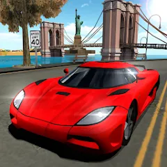 Скачать Car Driving Simulator: NY (Симулятор вождения автомобиля) [МОД: Все открыто, Дополнительные деньги и Меню MOD] | Взлом Car Driving Simulator: NY на Андроид
