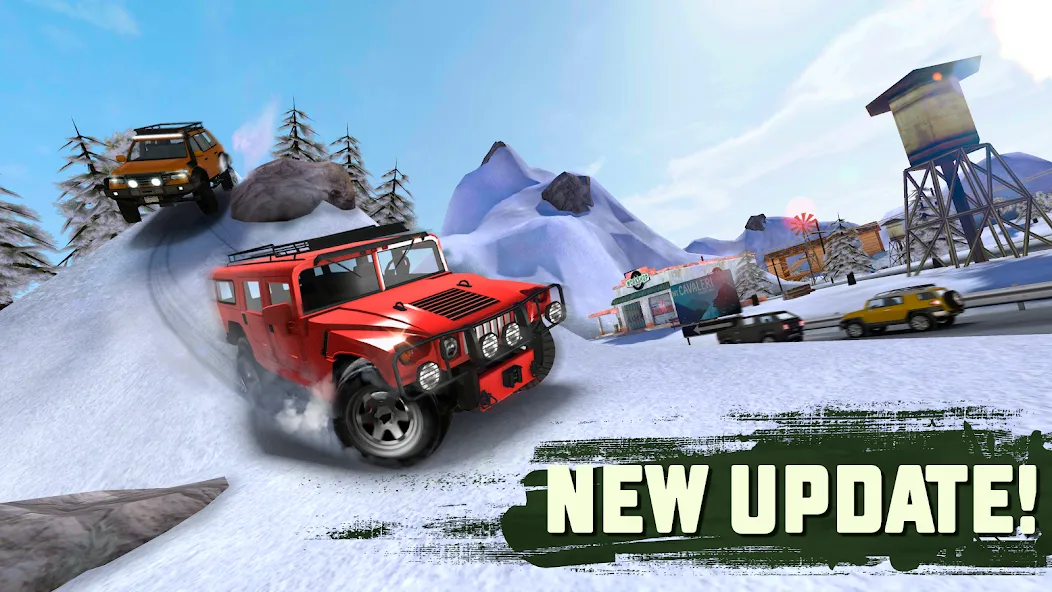 Extreme SUV Driving Simulator (Экстримный симулятор вождения внедорожников) [МОД: Все открыто, Дополнительные деньги и Меню MOD] Screenshot 1