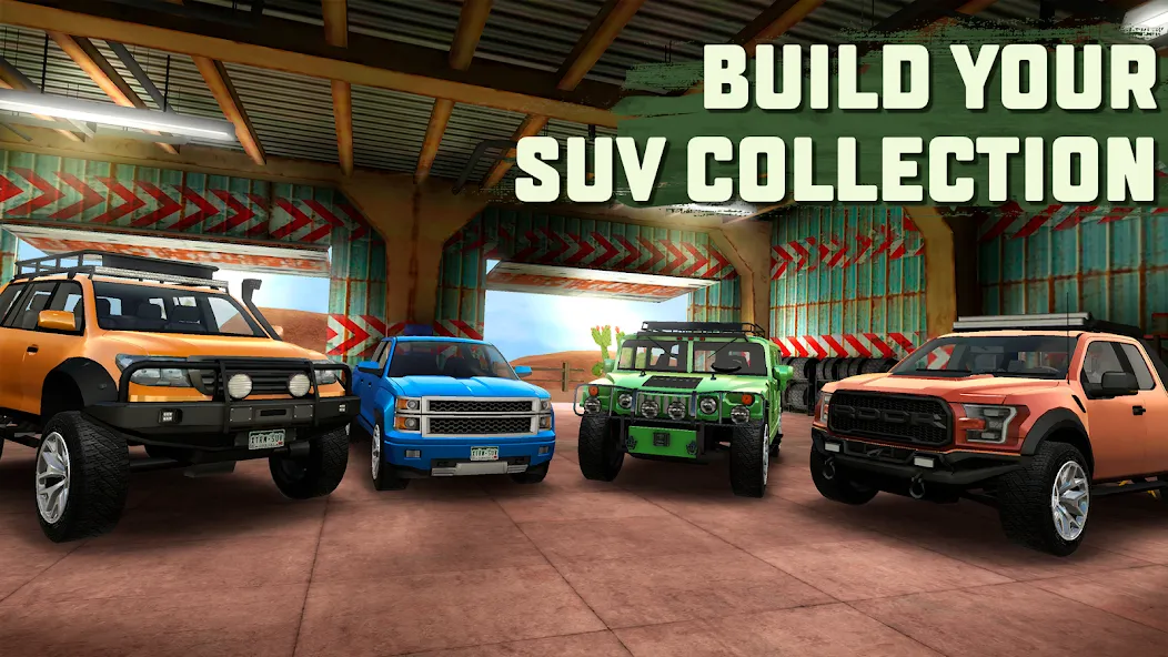 Extreme SUV Driving Simulator (Экстримный симулятор вождения внедорожников) [МОД: Все открыто, Дополнительные деньги и Меню MOD] Screenshot 4