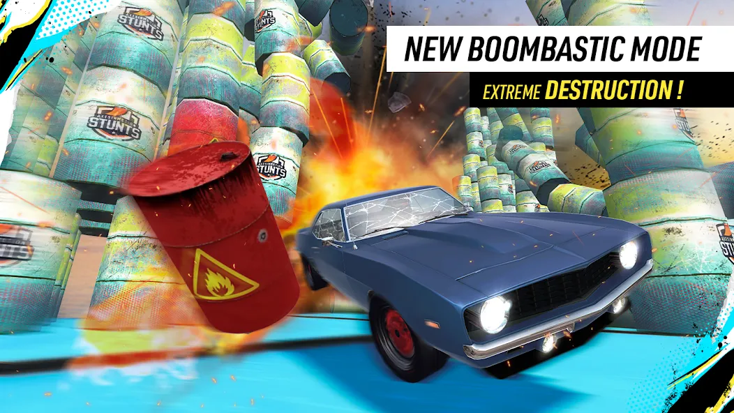 Car Stunt Races: Mega Ramps (Кар Стант Рейсы) [МОД: Бесконечные деньги, Монеты и Мега MOD] Screenshot 2