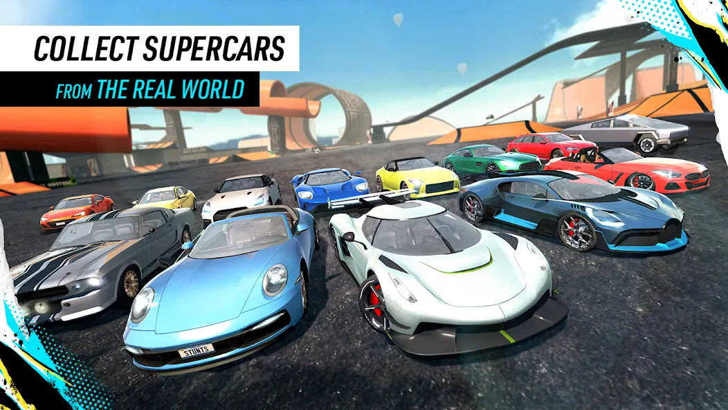Car Stunt Races: Mega Ramps (Кар Стант Рейсы) [МОД: Бесконечные деньги, Монеты и Мега MOD] Screenshot 5