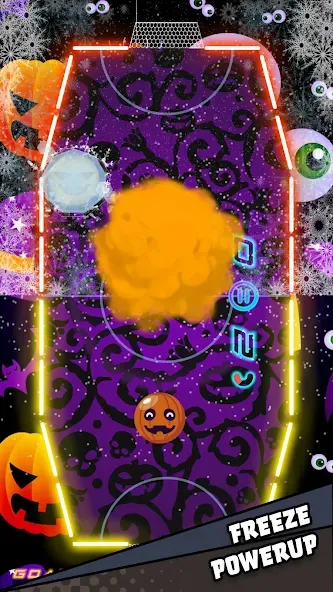 Air Hockey Glow HD Ultimate 2D (Эйр) [МОД: Деньги, Монеты и Меню MOD] Screenshot 4