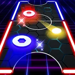 Скачать Air Hockey Glow HD Ultimate 2D (Эйр) [МОД: Деньги, Монеты и Меню MOD] | Взлом Air Hockey Glow HD Ultimate 2D на Андроид