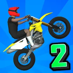 Скачать Wheelie Life 2 (Уили Лайф 2) [МОД: Много монет, Открытые уровни и Мега MOD] | Взлом Wheelie Life 2 на Андроид