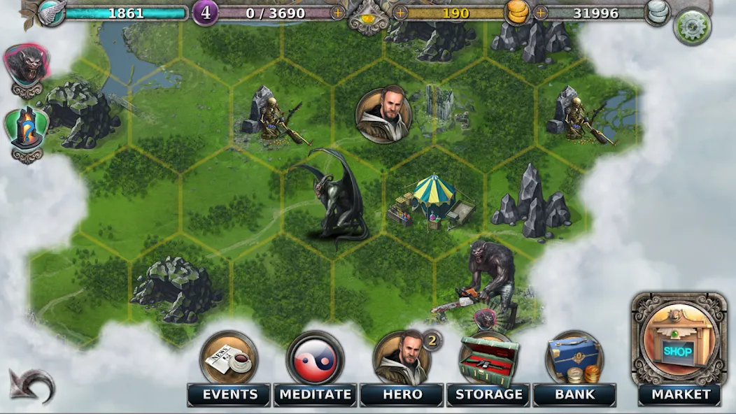 Gunspell - Match 3 Puzzle RPG (Ганспелл) [МОД: Все открыто, Дополнительные деньги и Меню MOD] Screenshot 4