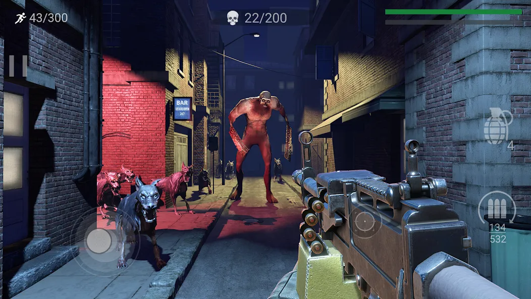Zombeast: FPS Zombie Shooter (Зомбиист) [МОД: Меню, Бесконечные монеты и Открытые уровни] Screenshot 2