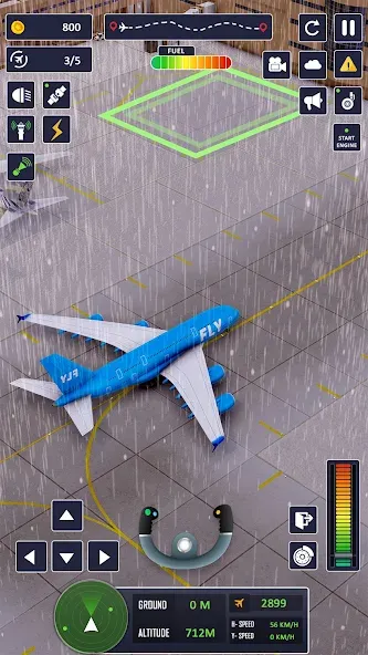Airplane Game Flight Simulator [МОД: Бесконечные деньги, Монеты и Мега MOD] Screenshot 3