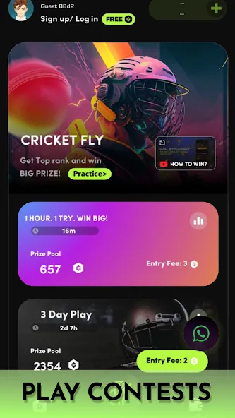Cricket Fly x Gamifly (Крикет Флай) [МОД: Много денег, Монет и Все открыто] Screenshot 5