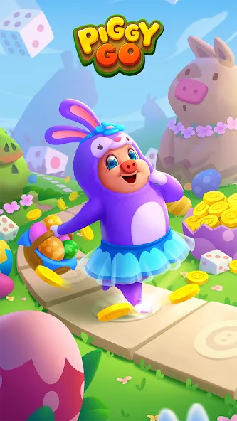 Piggy GO - Clash of Coin (Пигги ГО) [МОД: Много денег, Монет и Все открыто] Screenshot 1