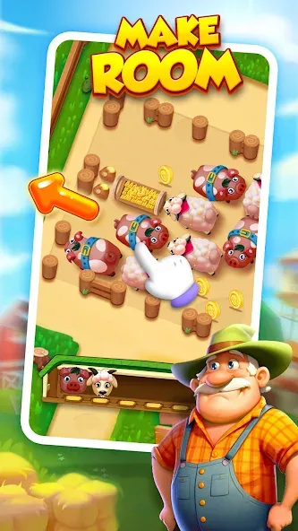 Farm Fun - Animal Parking Game (Фарм Фан) [МОД: Много денег, Монет и Все открыто] Screenshot 1