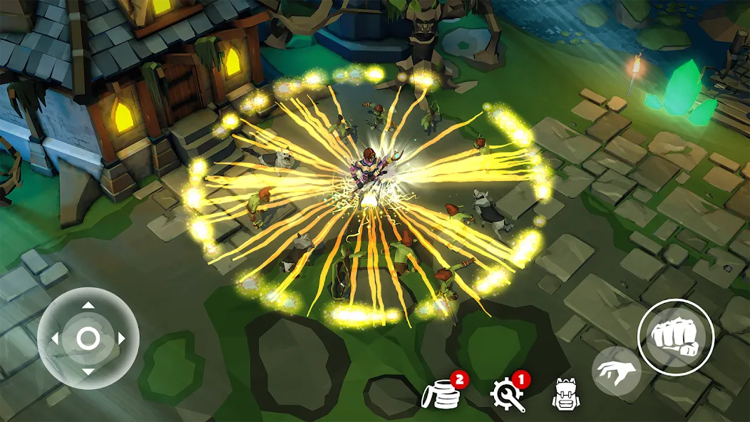 Polygon Fantasy: Action RPG (Полигон Фэнтези) [МОД: Деньги, Монеты и Меню MOD] Screenshot 1