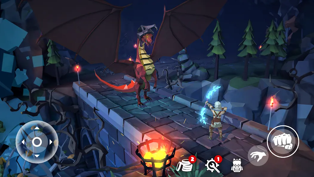 Polygon Fantasy: Action RPG (Полигон Фэнтези) [МОД: Деньги, Монеты и Меню MOD] Screenshot 4