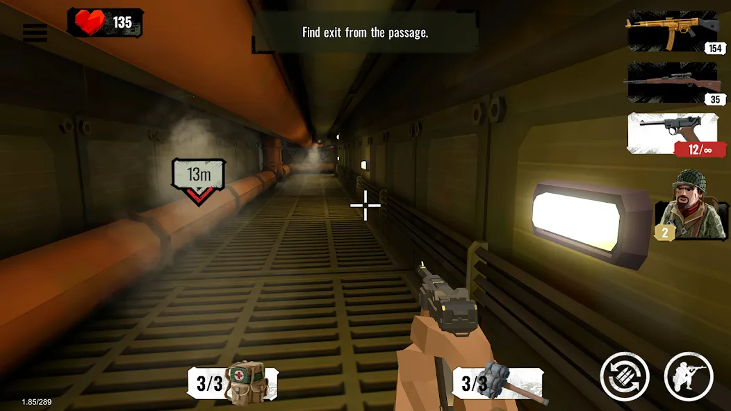 World War Polygon: WW2 shooter (Ворлд Вар Полигон) [МОД: Много монет, Открытые уровни и Мега MOD] Screenshot 1