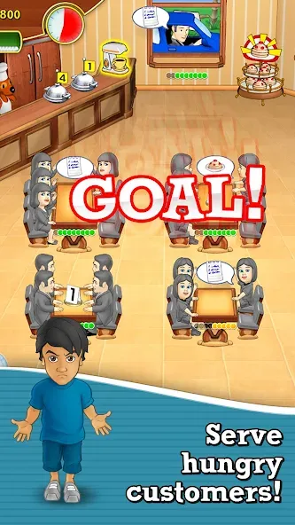 Lunch Rush HD Restaurant Games [МОД: Все открыто, Дополнительные деньги и Меню MOD] Screenshot 3