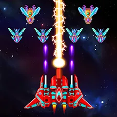 Скачать Galaxy Attack: Shooting Game (Гэлэкси Аттак) [МОД: Все открыто, Дополнительные деньги и Меню MOD] | Взлом Galaxy Attack: Shooting Game на Андроид