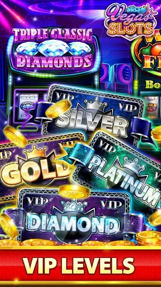 VEGAS Slots by Alisa – Free Fu (Вегас Слоты от Алисы) [МОД: Бесконечные деньги, Монеты и Мега MOD] Screenshot 4