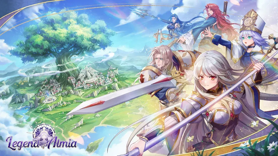 Legend of Almia:idle RPG (Легенда о Альмии) [МОД: Много монет, Открытые уровни и Мега MOD] Screenshot 1