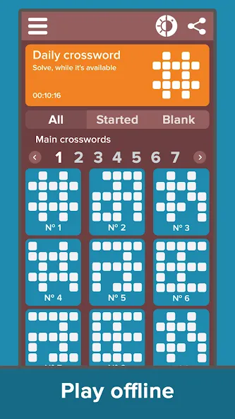 Crossword: Grand collection [МОД: Много денег, Монет и Все открыто] Screenshot 3