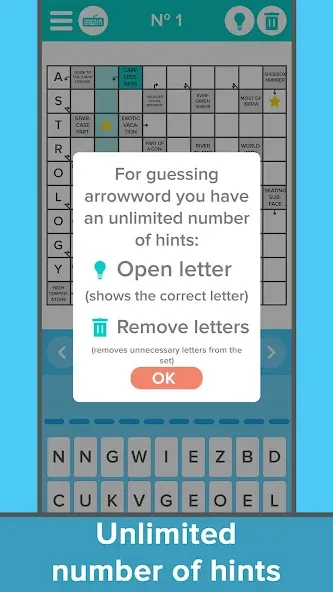 Crossword: Arrowword puzzles [МОД: Много денег, Монет и Все открыто] Screenshot 4
