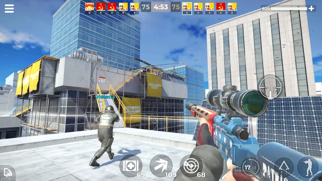 AWP Mode: Online Sniper Action (ЭЙВИПИ Режим) [МОД: Деньги, Монеты и Меню MOD] Screenshot 1