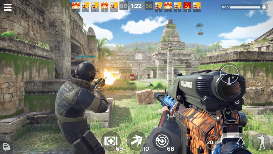 AWP Mode: Online Sniper Action (ЭЙВИПИ Режим) [МОД: Деньги, Монеты и Меню MOD] Screenshot 2
