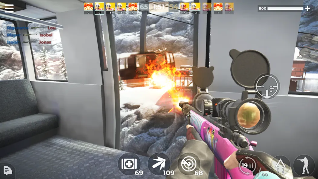 AWP Mode: Online Sniper Action (ЭЙВИПИ Режим) [МОД: Деньги, Монеты и Меню MOD] Screenshot 4