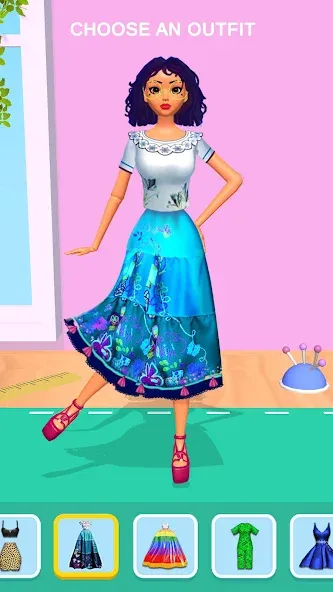 Doll Makeover - DIY 3D Dolly [МОД: Деньги, Монеты и Меню MOD] Screenshot 4