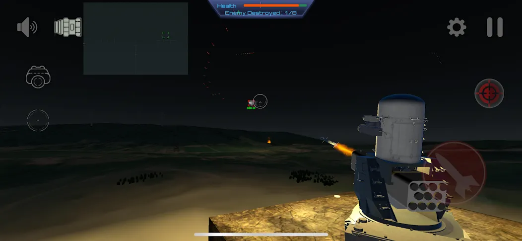 C-RAM Simulator: Air defense [МОД: Меню, Бесконечные монеты и Открытые уровни] Screenshot 2