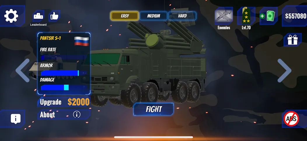 C-RAM Simulator: Air defense [МОД: Меню, Бесконечные монеты и Открытые уровни] Screenshot 3