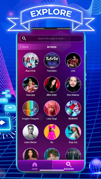 Tiles Hop: EDM Rush (Тайлс Хоп) [МОД: Все открыто, Дополнительные деньги и Меню MOD] Screenshot 3