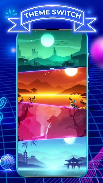 Tiles Hop: EDM Rush (Тайлс Хоп) [МОД: Все открыто, Дополнительные деньги и Меню MOD] Screenshot 5