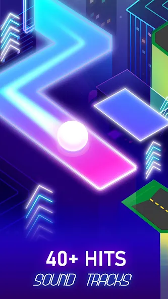 Dancing Ballz: Magic Tiles (Дансинг Болз) [МОД: Меню, Бесконечные монеты и Открытые уровни] Screenshot 1