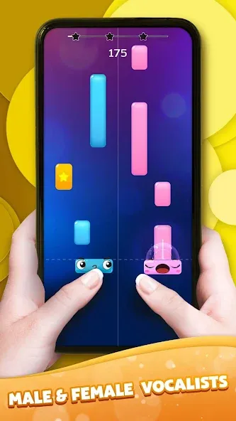 Duet Tiles: Dual Vocal Music (Дуэт Тайлз) [МОД: Бесконечные деньги, Монеты и Мега MOD] Screenshot 3