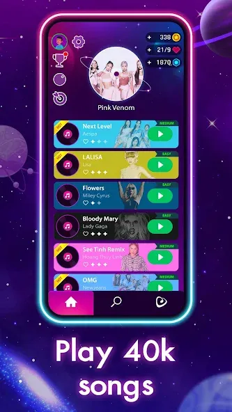 Dancing Road: Color Ball Run! (Дансинг Роад) [МОД: Много монет, Открытые уровни и Мега MOD] Screenshot 2
