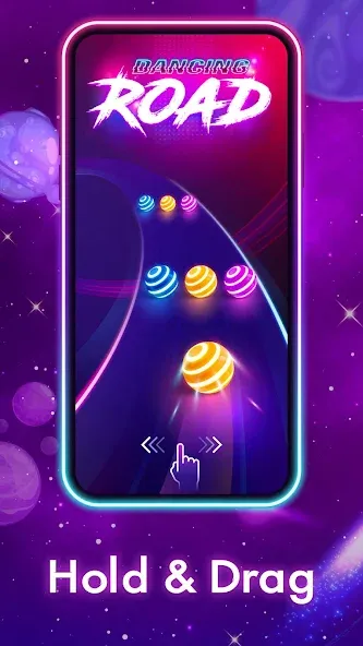 Dancing Road: Color Ball Run! (Дансинг Роад) [МОД: Много монет, Открытые уровни и Мега MOD] Screenshot 3