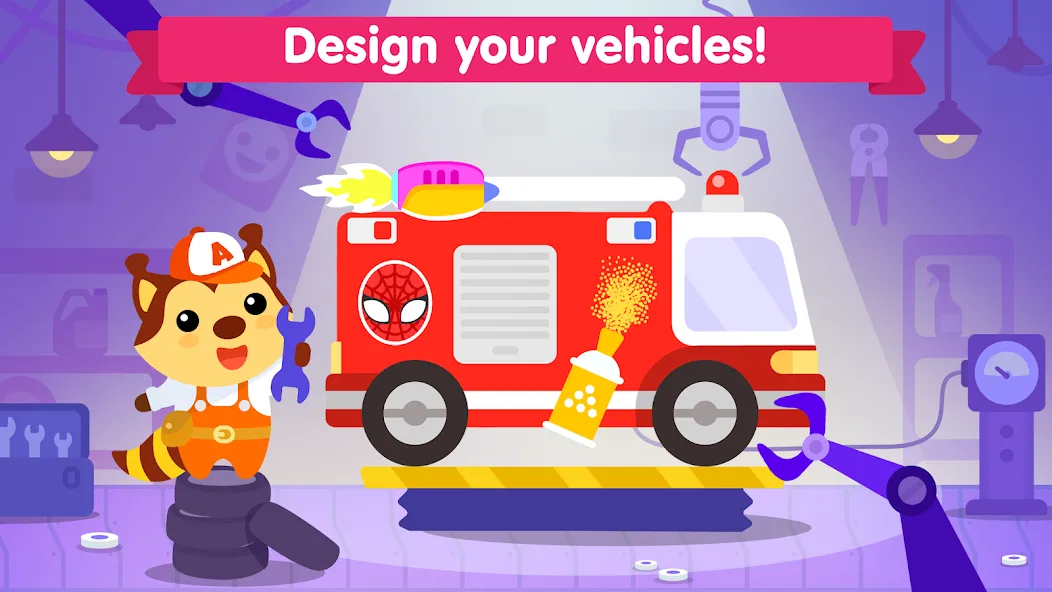 Car games for kids & toddler [МОД: Много денег, Монет и Все открыто] Screenshot 2