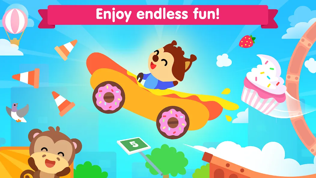 Car games for kids & toddler [МОД: Много денег, Монет и Все открыто] Screenshot 3