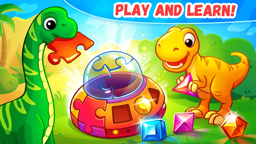 Dinosaur games for kids age 2 [МОД: Много денег, Монет и Все открыто] Screenshot 2