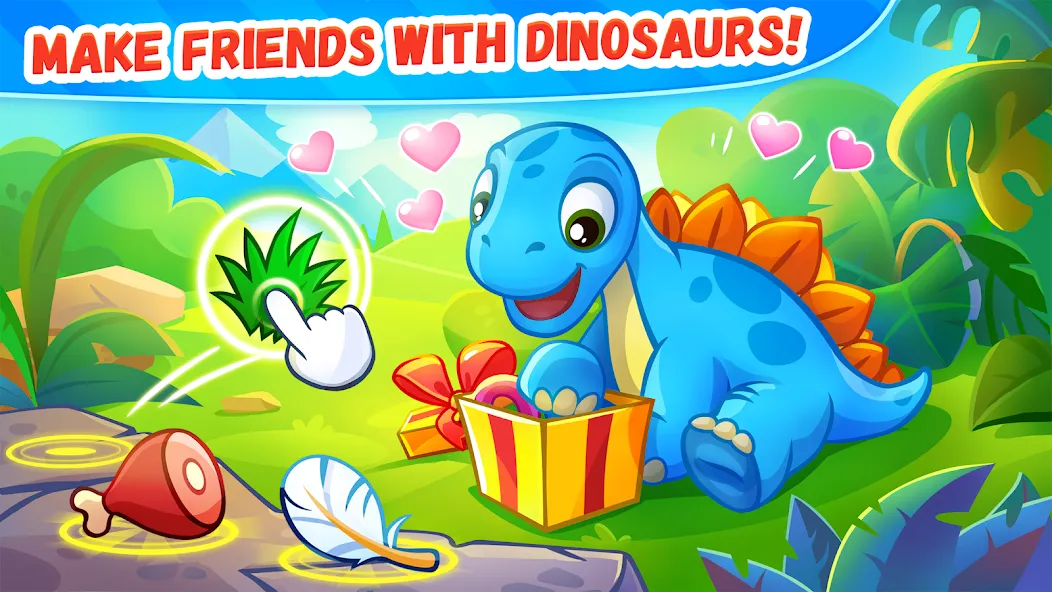 Dinosaur games for kids age 2 [МОД: Много денег, Монет и Все открыто] Screenshot 4