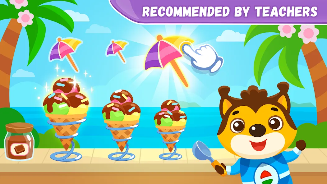 Educational games for kids 2-4 [МОД: Много монет, Открытые уровни и Мега MOD] Screenshot 1