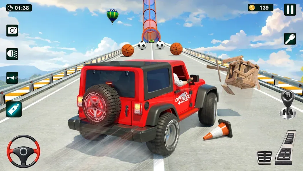 GT Car Stunt 3D: Ramp Car Game [МОД: Много монет, Открытые уровни и Мега MOD] Screenshot 3