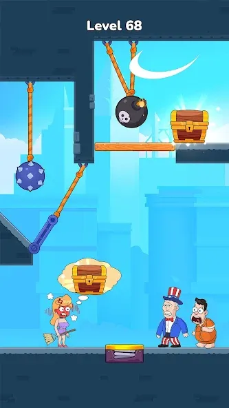 Cut Master: Fun Rope Cut Game (Кат зе Роуп) [МОД: Деньги, Монеты и Меню MOD] Screenshot 2