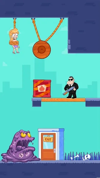 Cut Master: Fun Rope Cut Game (Кат зе Роуп) [МОД: Деньги, Монеты и Меню MOD] Screenshot 3