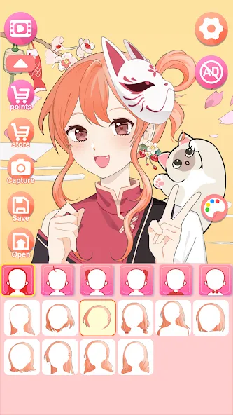 Viya Avatar Maker:emoji (Вия Аватар Мейкер) [МОД: Меню, Бесконечные монеты и Открытые уровни] Screenshot 3