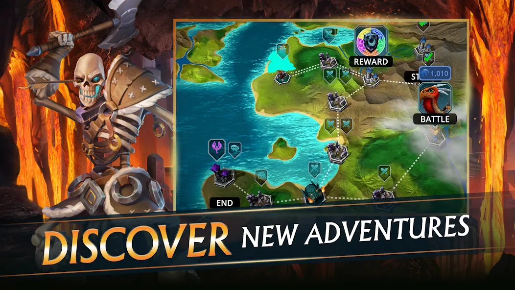 Puzzle Quest 3 - Match 3 RPG (Пазл Квест 3) [МОД: Меню, Бесконечные монеты и Открытые уровни] Screenshot 2