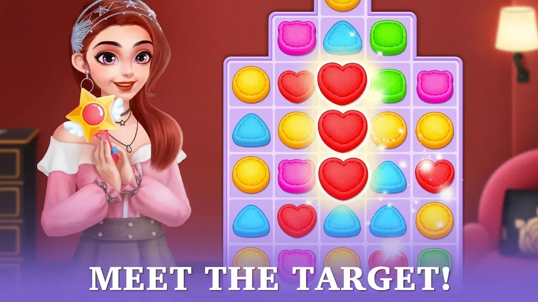 Fantasy Stylist: Match 3 (Фантазийный стилист) [МОД: Много денег, Монет и Все открыто] Screenshot 4